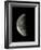 Optical Image of a Waning Half Moon-John Sanford-Framed Photographic Print