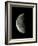 Optical Image of a Waning Half Moon-John Sanford-Framed Photographic Print