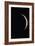 Optical Image of a Waxing Crescent Moon-John Sanford-Framed Photographic Print