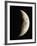 Optical Image of a Waxing Crescent Moon-John Sanford-Framed Photographic Print