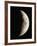 Optical Image of a Waxing Crescent Moon-John Sanford-Framed Photographic Print