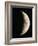 Optical Image of a Waxing Crescent Moon-John Sanford-Framed Photographic Print