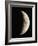 Optical Image of a Waxing Crescent Moon-John Sanford-Framed Photographic Print