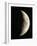 Optical Image of a Waxing Crescent Moon-John Sanford-Framed Photographic Print