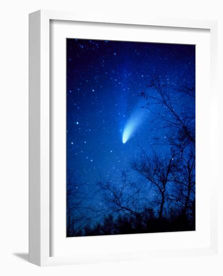Optical Image of Comet Hale-Bopp, 6 April 1997-Detlev Van Ravenswaay-Framed Photographic Print