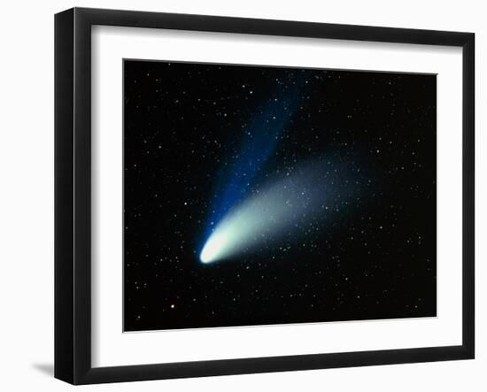 Optical Image of Comet Hale-Bopp In the Night Sky-Dr. Fred Espenak-Framed Photographic Print