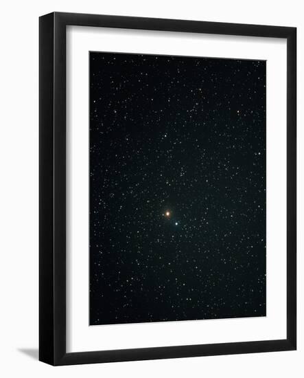 Optical Image of Mars Near the Bright Star Spica-John Sanford-Framed Photographic Print