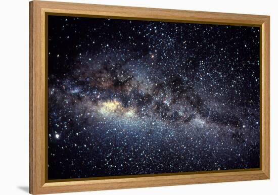 Optical Image of the Milky Way In the Night Sky-Dr. Fred Espenak-Framed Premier Image Canvas