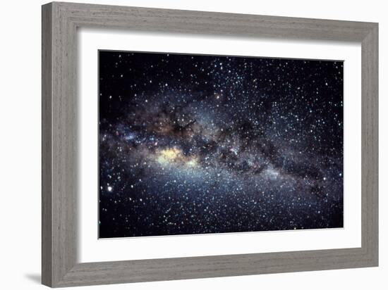 Optical Image of the Milky Way In the Night Sky-Dr. Fred Espenak-Framed Premium Photographic Print