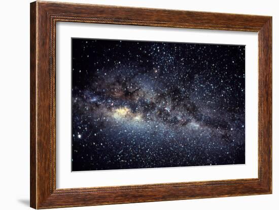 Optical Image of the Milky Way In the Night Sky-Dr. Fred Espenak-Framed Premium Photographic Print