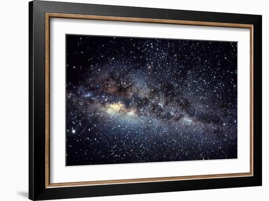 Optical Image of the Milky Way In the Night Sky-Dr. Fred Espenak-Framed Photographic Print