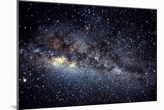 Optical Image of the Milky Way In the Night Sky-Dr. Fred Espenak-Mounted Photographic Print