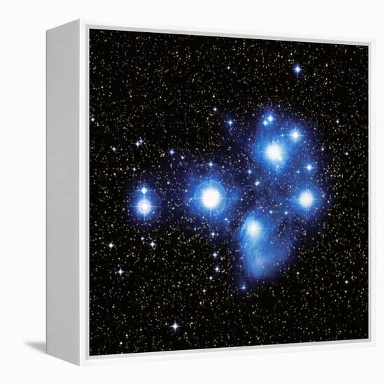 Optical Image of the Pleiades Star Cluste-Celestial Image-Framed Premier Image Canvas