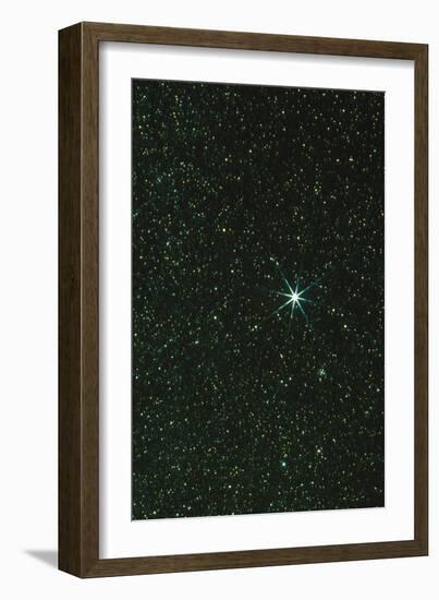 Optical Image of the Star Sirius-John Sanford-Framed Photographic Print