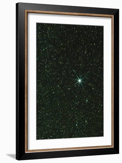 Optical Image of the Star Sirius-John Sanford-Framed Photographic Print