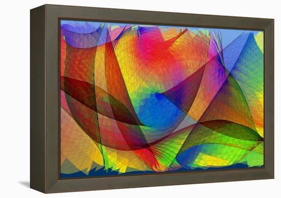 Optical Pattern-Eric Heller-Framed Premier Image Canvas