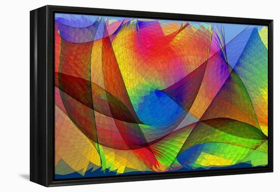 Optical Pattern-Eric Heller-Framed Premier Image Canvas