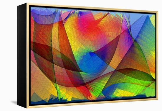 Optical Pattern-Eric Heller-Framed Premier Image Canvas