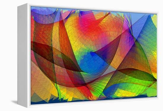 Optical Pattern-Eric Heller-Framed Premier Image Canvas