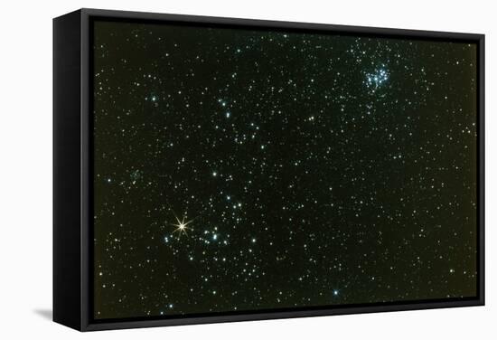 Optical Photo of the Hyades Star Cluster-John Sanford-Framed Premier Image Canvas