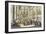 Optical View of the Amsterdam Synagogue with Jewish People Celebrating Purim, Netherlands-null-Framed Giclee Print