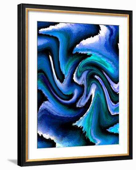 Opulent Blue II-Ruth Palmer-Framed Art Print