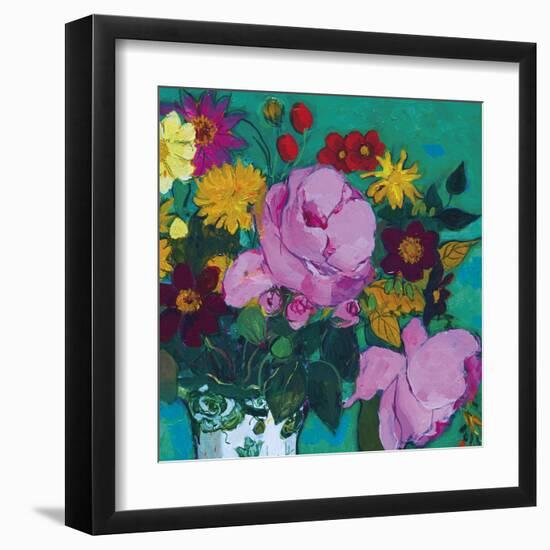 Opulent Floral - Glow-Ann Oram-Framed Giclee Print