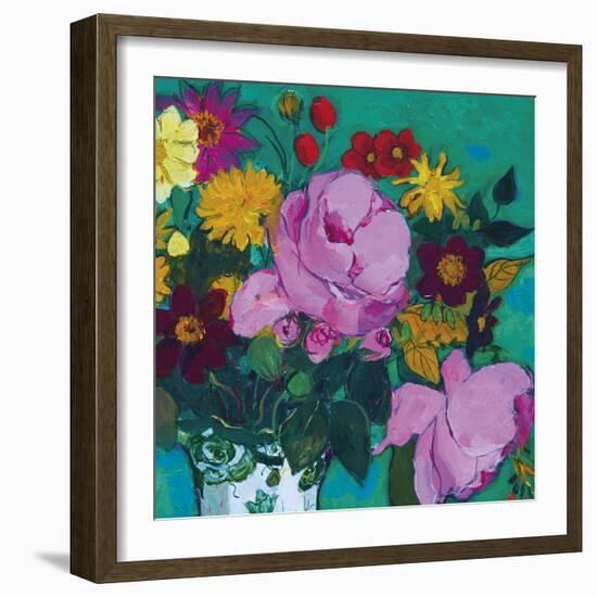 Opulent Floral - Glow-Ann Oram-Framed Giclee Print