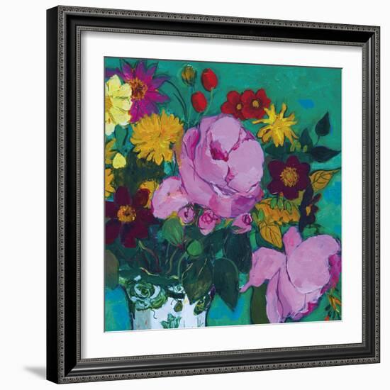 Opulent Floral - Glow-Ann Oram-Framed Giclee Print