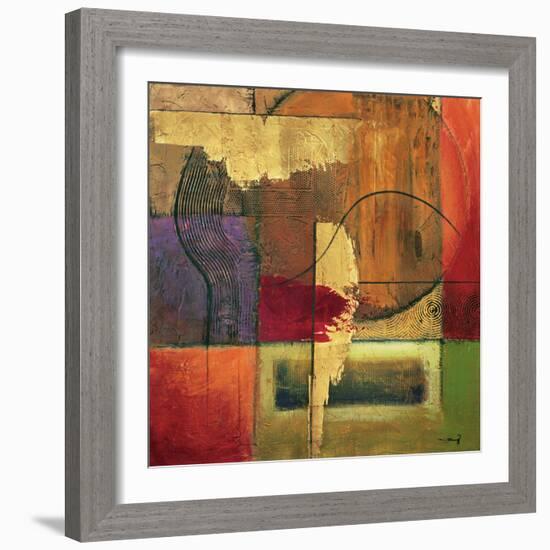 Opulent Relief II-Mike Klung-Framed Art Print