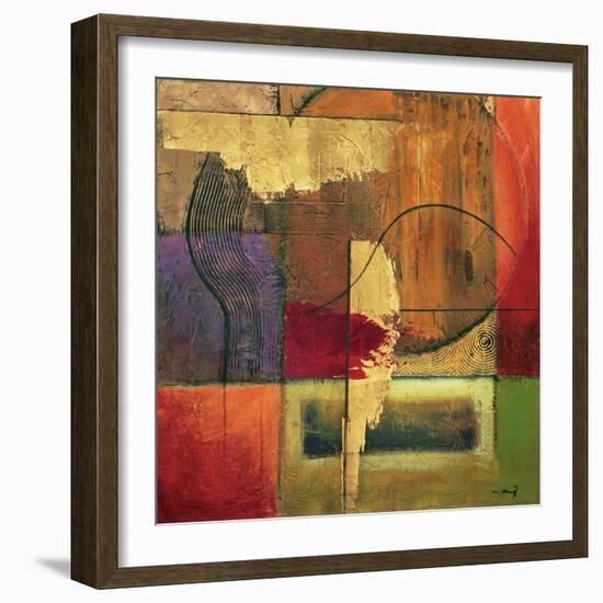 Opulent Relief II-Mike Klung-Framed Art Print