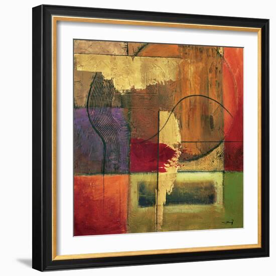 Opulent Relief II-Mike Klung-Framed Art Print