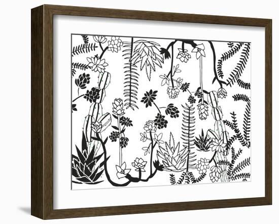 Opuntia Garden-Emilie Ramon-Framed Giclee Print