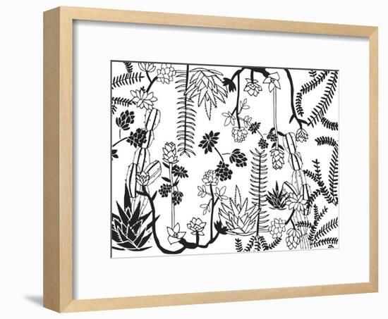 Opuntia Garden-Emilie Ramon-Framed Giclee Print