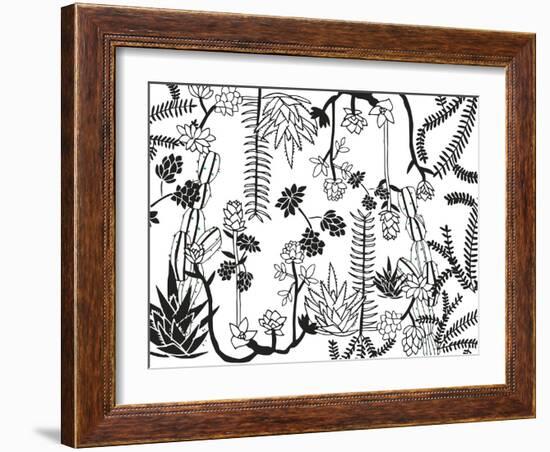 Opuntia Garden-Emilie Ramon-Framed Giclee Print