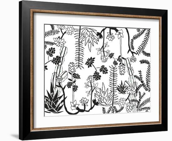 Opuntia Garden-Emilie Ramon-Framed Giclee Print