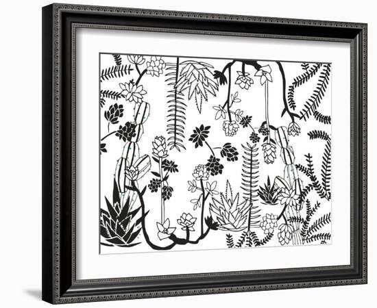 Opuntia Garden-Emilie Ramon-Framed Giclee Print