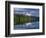 OR, Mount Hood NF and conifer forest reflect on calm surface of Lost Lake.-John Barger-Framed Photographic Print