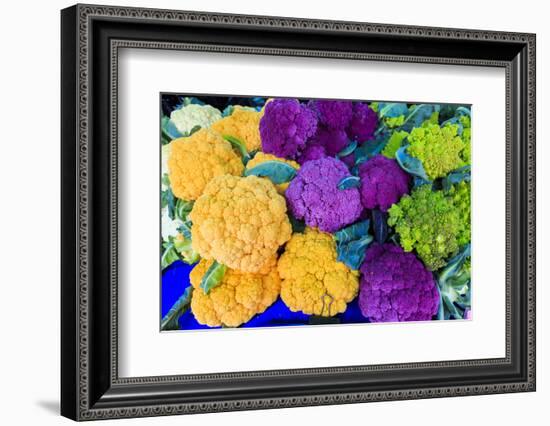 OR, Redmond, Bend. The Bend Farmers Market at Top of Mirror Pond Park in downtown-Emily Wilson-Framed Photographic Print