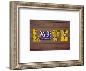 OR State Love-Design Turnpike-Framed Giclee Print