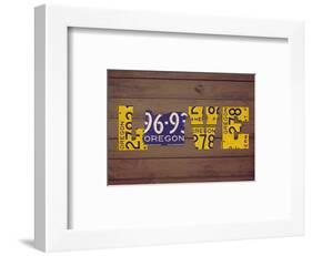 OR State Love-Design Turnpike-Framed Giclee Print
