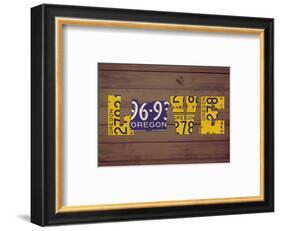 OR State Love-Design Turnpike-Framed Giclee Print