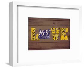 OR State Love-Design Turnpike-Framed Giclee Print
