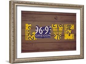 OR State Love-Design Turnpike-Framed Giclee Print