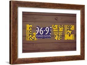 OR State Love-Design Turnpike-Framed Giclee Print