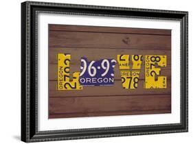 OR State Love-Design Turnpike-Framed Giclee Print