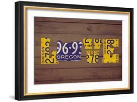 OR State Love-Design Turnpike-Framed Giclee Print