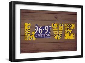OR State Love-Design Turnpike-Framed Giclee Print