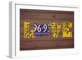 OR State Love-Design Turnpike-Framed Giclee Print