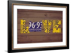 OR State Love-Design Turnpike-Framed Giclee Print